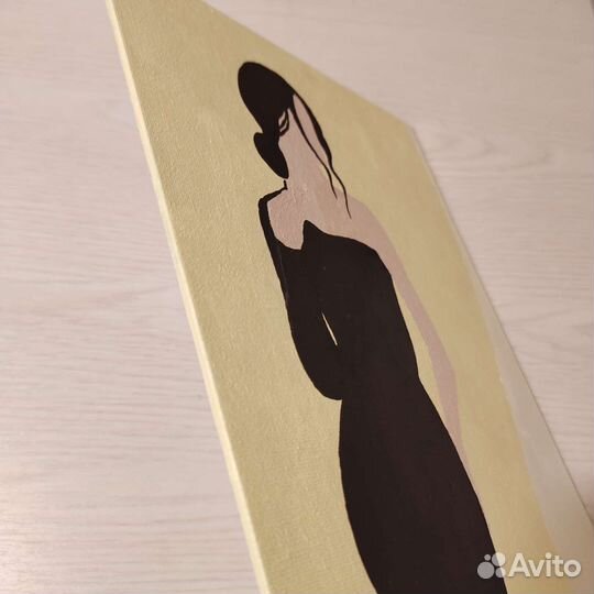 Картина на картоне (акрил)