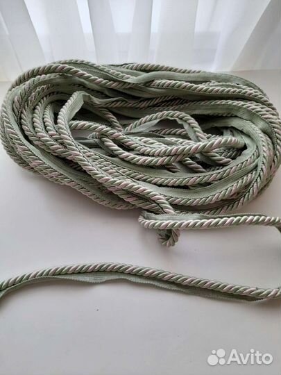 Декоративный шнур 11 мм с кантом для вшивания