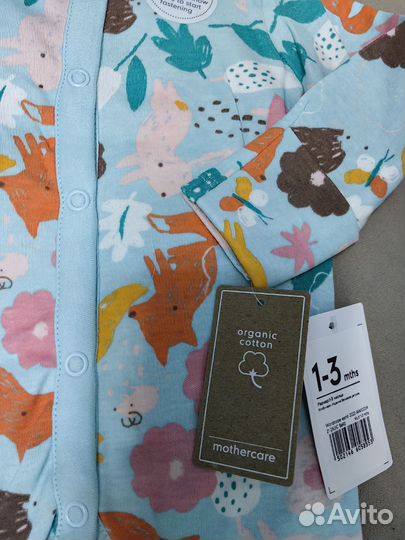 Новые слипы mothercare 56, 62, 68 74,80, 86 см