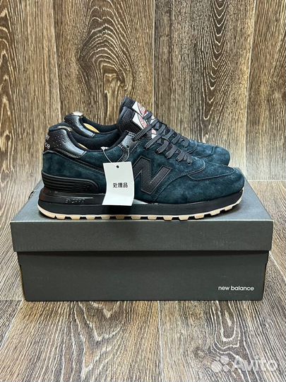 Кроссовки New Balance 574 натуральная замша