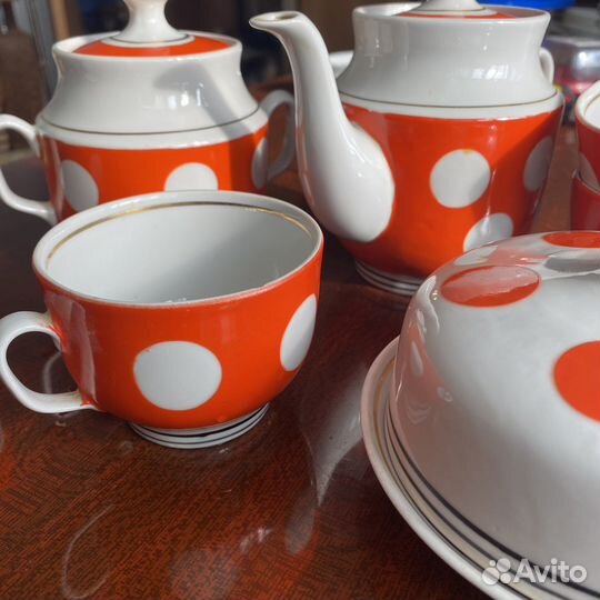 Чайный сервиз СССР фарфор