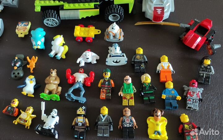 Lego 3,6 кг и Радиоуправление;Машины;Много Фигурок