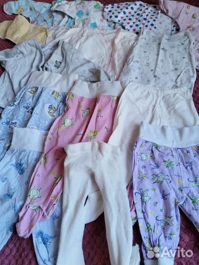 Детские вещи пакетом для девочек от 0 до 3