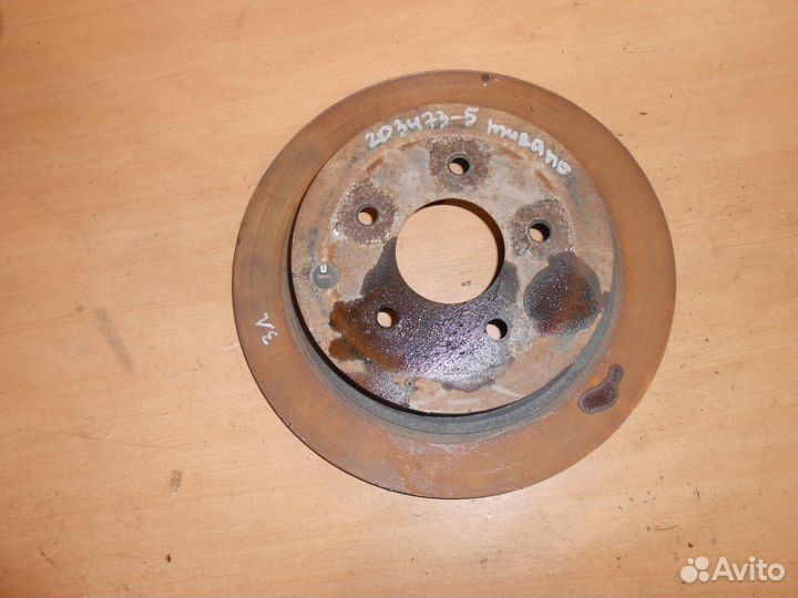 Диск тормозной задний