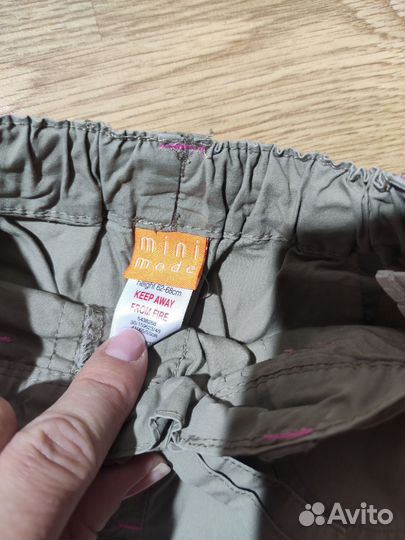 Шорты на девочку 3-6 месяцев 62-68 см.Mini Mode