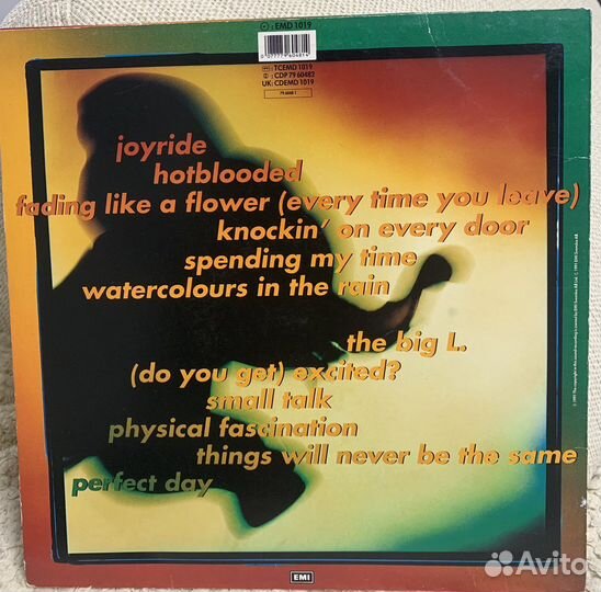 Roxette-Joyride UK Lp 1991