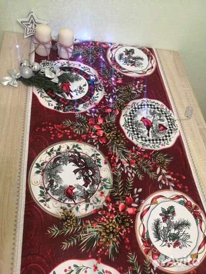 Скатерть - дорожка новогодняя