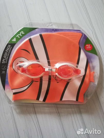 Набор для плавания (очки и шапка)