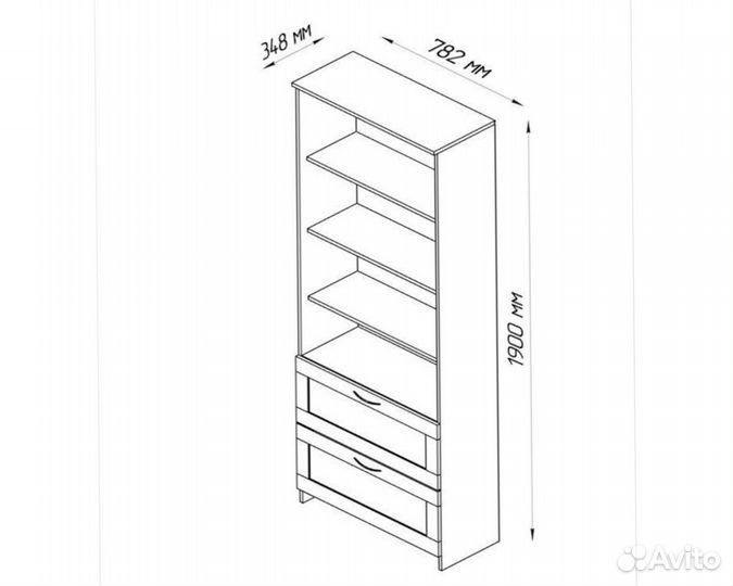 Стеллаж Сириус IKEA