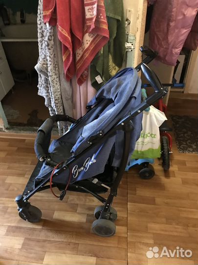 Прогулочная коляска трость бу