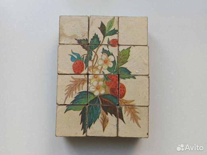 Детские кубики СССР