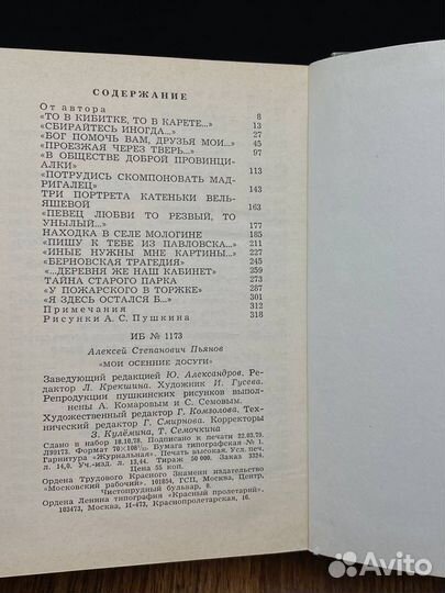 Мои осенние досуги