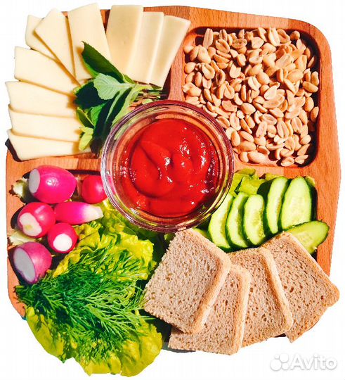 Менажница деревянная