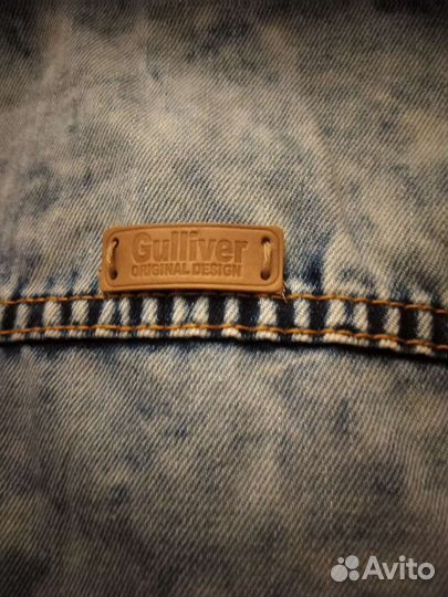 Джинсовая безрукавка для девочки