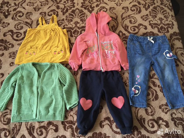 Вещи пакетом на девочку 86