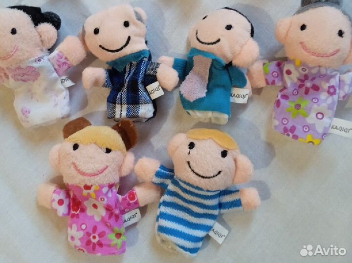 Пальчиковые игрушки, кукольный театр 17шт