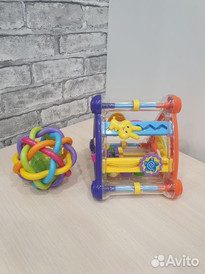 Развивающие игрушки пирамидка и шар