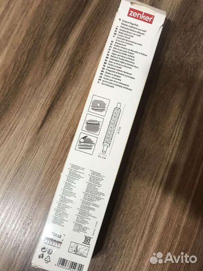 Новая. Скалка узорная zenker