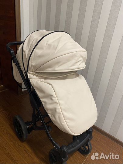 Коляска 2 в 1 эко кожа