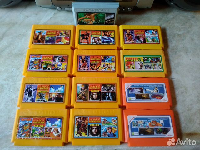 Картриджи для dendy 8 bit