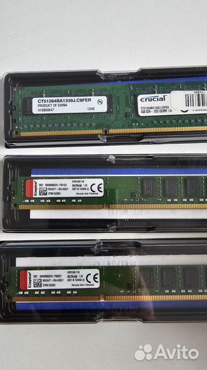 Оперативная память DDR3 для пк и ноутбука