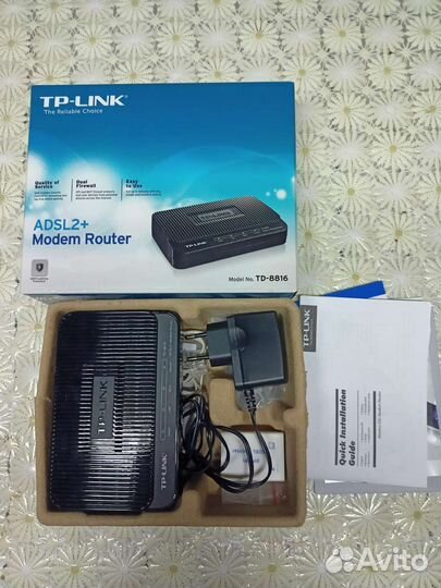 Продам роутер с модемом adsl2+TP-Link