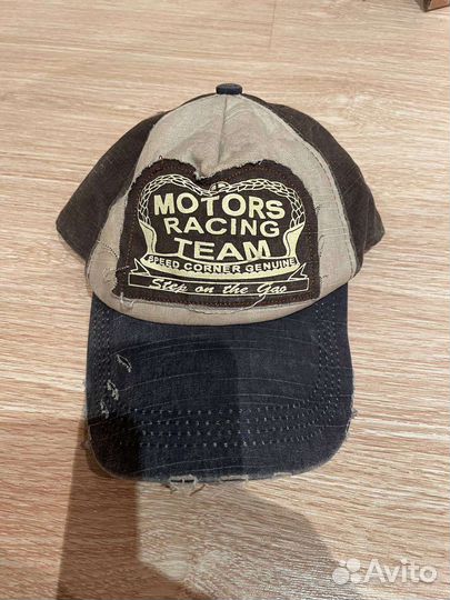 Винтажная гоночная кепка