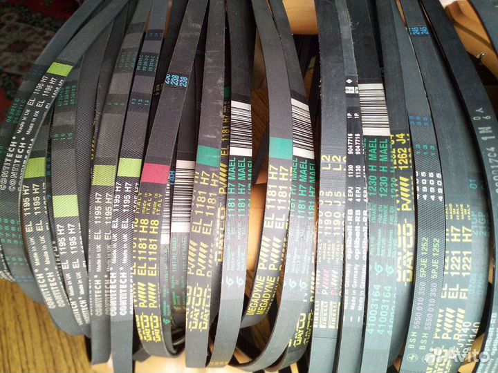 Приводные ремни стиральных машин новые