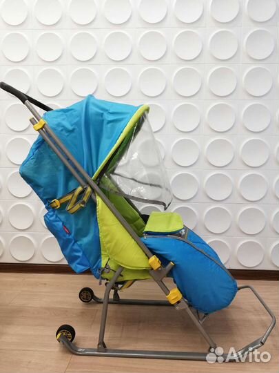 Детские санки-коляска 