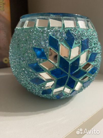 Подсвечник из Турции стекло