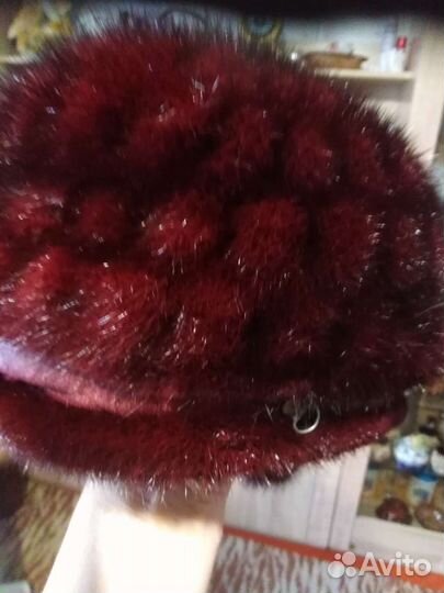 Шапка норковая женская