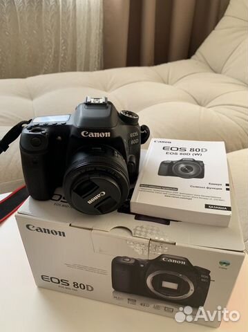 Зеркальный фотоаппарат canon 80d купить в Орске | Электроника | Авито