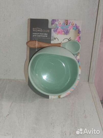Набор силиконовой посуды для ребенка