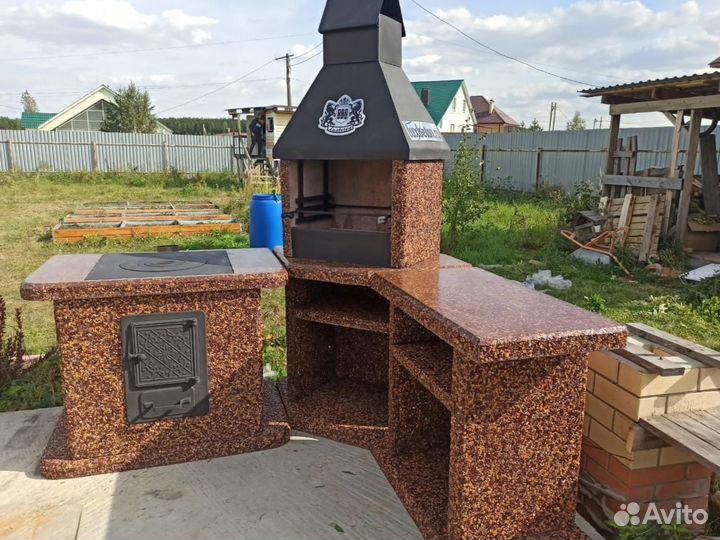 Модульные печи барбекю, гриль,казан