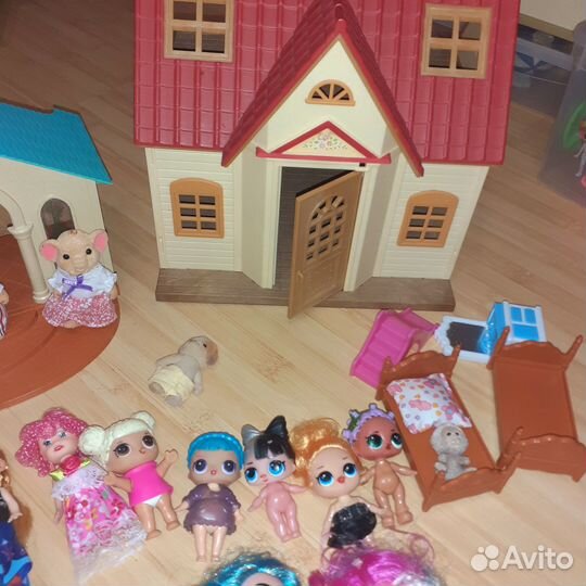 Sylvanian Families Дом Марии, автобус, куклы Лол