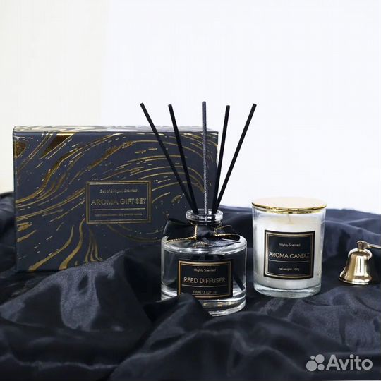 Набор ароматический диффузор и арома свеча