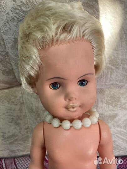 Кукла гдр времен СССР в туфельках