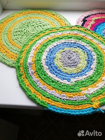 Коврики самовязанные