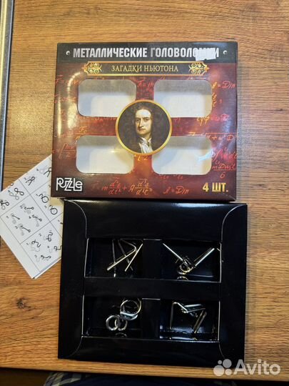 Металлические головоломки в ассортименте