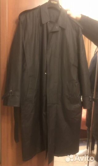 Плащ утепленный мужской