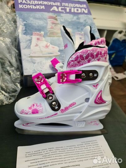 Коньки раздвижные новые 29-32