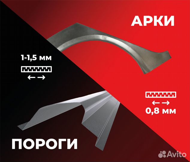 Пороги и арки Volkswagen Jetta 6 Сочи