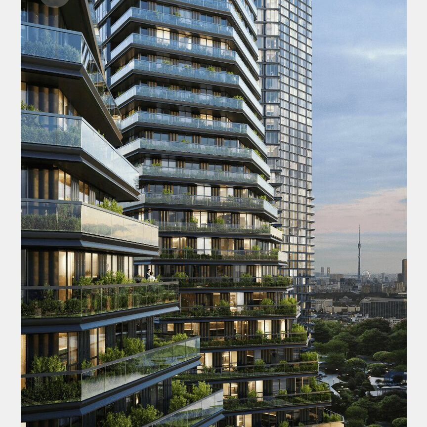 1-к. квартира, 54,8 м², 42/55 эт.