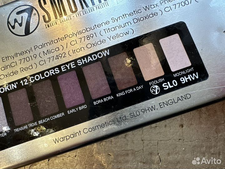 Тени для век