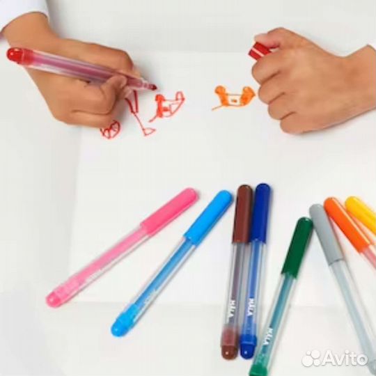 Фломастеры и тубус Мола Икеа. Вышлю