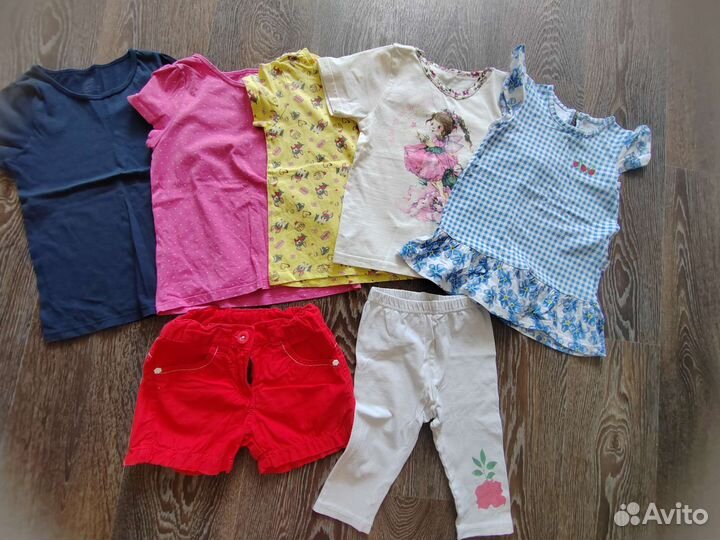 Пакет одежды на девочку 98 104