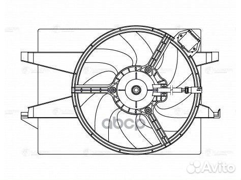 Э/вентилятор охл. LFK1032 luzar