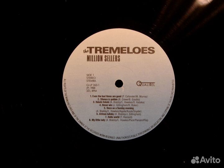 Tremeloes – Million Sellers - Netherlands 1988