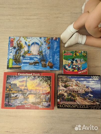 Пазлы 100, 500, 1000, 1500 шт