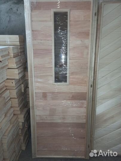 Дверь банная липа